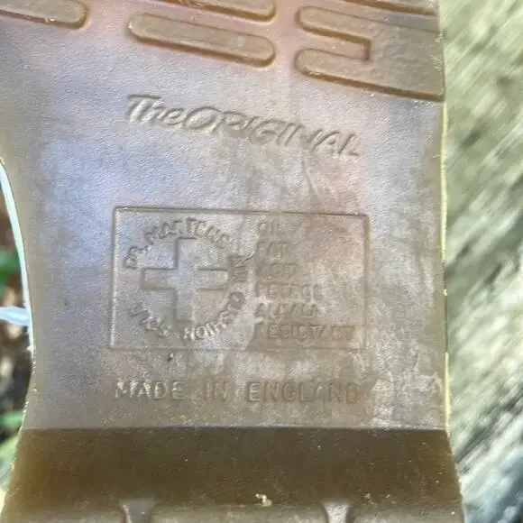 Vintage Dr Martens 1460 MIE England White Combat Boots Women's 7 US / 5 UK - Picture 14 of 16